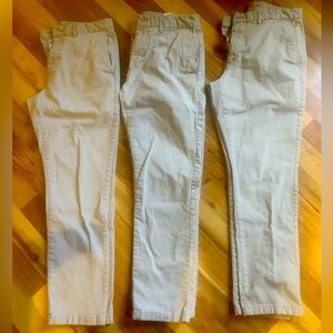 Slim Built-In Flex Rotation Chino khaki Pants - 3 pair lot.